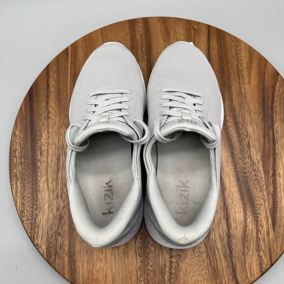 Kizik Athens Shoes Mens 9 Gray Casual Comfort Walking Handsfree Gym Sneakers - Picture 6 of 9